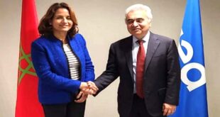 الرباط – العرب وقع المغرب والوكالة الدولية للطاقة، اليوم الجمعة، في باكو، على هامش مؤتمر الأطراف في اتفاقية الأمم المتحدة الإطارية بشأن تغير المناخ (كوب 29)، على برنامج عمل برسم الفترة 2024 – 2026، يروم تعزيز التعاون بين الطرفين في مجال الانتقال الطاقي. ووفقا لوكالة المغرب العربي للانباء فان هذا البرنامج، الذي تم توقيعه خلال اجتماع ثنائي في جناح المغرب، من قبل وزيرة الانتقال الطاقي والتنمية المستدامة، ليلى بنعلي، والمدير التنفيذي للوكالة الدولية للطاقة، فاتح بيرول، يهدف الى تعزيز التعاون بين الطرفين في مجالي الإحصاءات وتدبير المعطيات الطاقية.