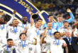 الرباط - الدوحة – العرب تيفي المغربية توّج ريال مدريد بلقب «كأس القارات للأندية لكرة القدم» بفوزه 3 - صفر على باتشوكا المكسيكي على «استاد لوسيل» في قطر أمس الأربعاء الذي صادف «اليوم الوطني» لقطر. ووفقاً لوكالة «رويترز»، فقد منح كيليان مبابي التقدم لريال مدريد بعد تمريرة من فينيسيوس جونيور في الدقيقة الـ37. وأضاف رودريغو الهدف الثاني بعد 8 دقائق من بداية الشوط الثاني. واختتم فينيسيوس أهداف فريقه من ركلة جزاء في الدقيقة الـ84. وحقق فريق المدرب كارلو أنشيلوتي اللقب الأول للبطولة المستحدثة من «الاتحاد الدولي لكرة القدم (فيفا)»، التي حلت محل بطولة «كأس العالم للأندية» التي تغير نظامها لتقام كل 4 سنوات بمشاركة 32 فريقاً على أن تستضيف الولايات المتحدة النسخة الأولى في الصيف المقبل.