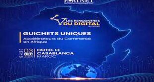 Par :  AlArab-tv.com PortNet S.A. organise, le 3 décembre prrochain à Casablanca, une nouvelle édition des Rencontres du Digital, sous le thème “Guichets Uniques, accélérateurs du commerce en Afrique”. Cet événement réunira des experts nationaux et internationaux, ainsi que des acteurs majeurs du commerce, pour explorer le rôle stratégique des guichets uniques dans la transformation numérique et l’intégration économique du continent africain, indique un communiqué de PortNet. Alors que l’Afrique connaît une mutation économique sans précédent, des initiatives phares telles que la Zone de Libre-Échange Continentale Africaine (ZLECAF) et l’initiative royale visant à faciliter l’accès des pays du Sahel à l’océan Atlantique redessinent les perspectives de développement durable et d’intégration régionale, relève le communiqué. Dans ce contexte, les guichets uniques s’imposent comme des outils essentiels pour simplifier les procédures, optimiser les opérations logistiques et renforcer la coordination entre les différents acteurs du commerce, estime la même source.