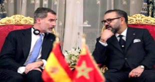 Par : AlArab-tv.com Le Roi Felipe VI d’Espagne a mis en exergue le caractère « spécial » des relations de son pays avec le Maroc, appelant à renforcer davantage ces relations dans un cadre d’amitié et de bon voisinage. « Nous continuerons à faire progresser notre agenda bilatéral avec le Maroc, pays avec lequel nous devons poursuivre notre collaboration dans l’esprit d’amitié et de coopération régissant nos relations spéciales de voisinage« , a dit le Souverain espagnol dans un discours lors de la 9ème conférence des ambassadeurs espagnols accrédités à l’étranger (13 et 14 janvier).