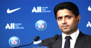 Par : AlArab-tv.com-Avec AFP Le président du Paris Saint-Germain Nasser Al-Khelaïfi a été mis en examen le 5 février notamment pour complicité d’abus de pouvoir dans l’enquête portant sur une possible tentative d’Arnaud Lagardère en 2018 de faire changer en sa faveur un vote-clé du fonds qatari actionnaire de son groupe, a appris l’AFP de source proche du dossier jeudi.