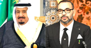 AlArab-tv.com-Avec MAP le Roi Mohammed VI a adressé un message de félicitations au Serviteur des Lieux Saints de l’Islam, le Roi Salmane Ibn Abdelaziz Al-Saoud, Souverain du Royaume d’Arabie Saoudite, à l’occasion du glorieux Jour de la Fondation. Dans ce message, le Souverain exprime au Roi Salmane Ibn Abdelaziz Al-Saoud et, à travers lui, au peuple saoudien frère, ses chaleureuses félicitations, « priant le Tout-Puissant d’accorder au Royaume d’Arabie Saoudite davantage de progrès et de prospérité sous sa sage conduite ».