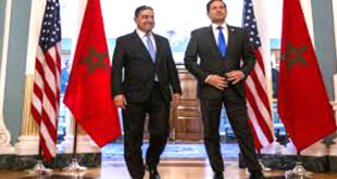 Par- alarabtv En confirmation de la position communiquée par le Président Donald Trump à Sa Majesté le Roi Mohammed VI, les Etats-Unis ont réaffirmé leur reconnaissance de la souveraineté du Maroc sur le Sahara.