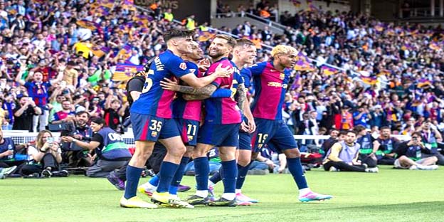 Par-alarabtv-MAP Au terme d’un Clasico hallucinant, le FC Barcelone a renversé dimanche le Real Madrid (4-3) et fait un grand pas vers un 28ème titre de champion d'Espagne.
