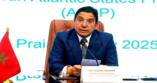 Par-alarabtv-MAP La prochaine réunion ministérielle du Processus des Etats Africains Atlantiques (PEAA) aura lieu en septembre prochain à New York, selon la déclaration finale adoptée au terme de la 5ème réunion du PEAA, tenue jeudi dans la capitale du Cap Vert, Praia.