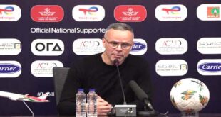Par-alarabtv-MAP Le match nul de la sélection marocaine (0-0) avec l’équipe nigériane, lors de la deuxième journée du groupe B de la CAN U20, est "logique", a indiqué le sélectionneur national Mohamed Ouahbi, dimanche au Caire