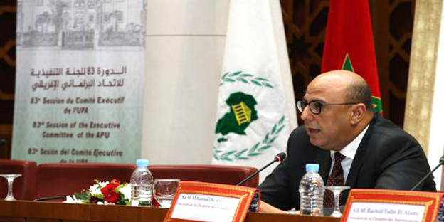 Par-alarabtv Rabat – La coopération parlementaire africaine est un levier démocratique pour consolider l’intégration continentale, a souligné, mercredi à Rabat, le président de la Chambre des conseillers, Mohamed Ould Errachid. S’exprimant à l’ouverture de la 83e Session du Comité Exécutif de l’Union Parlementaire Africaine (UPA),