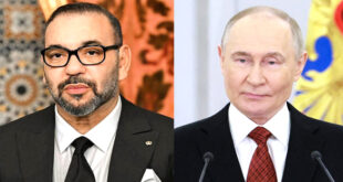 Le Roi félicite Poutine à l’occasion de la fête nationale de la Russie