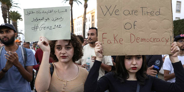 GenZ212: des centaines de jeunes mobilisés pour le 9e jour consécutif